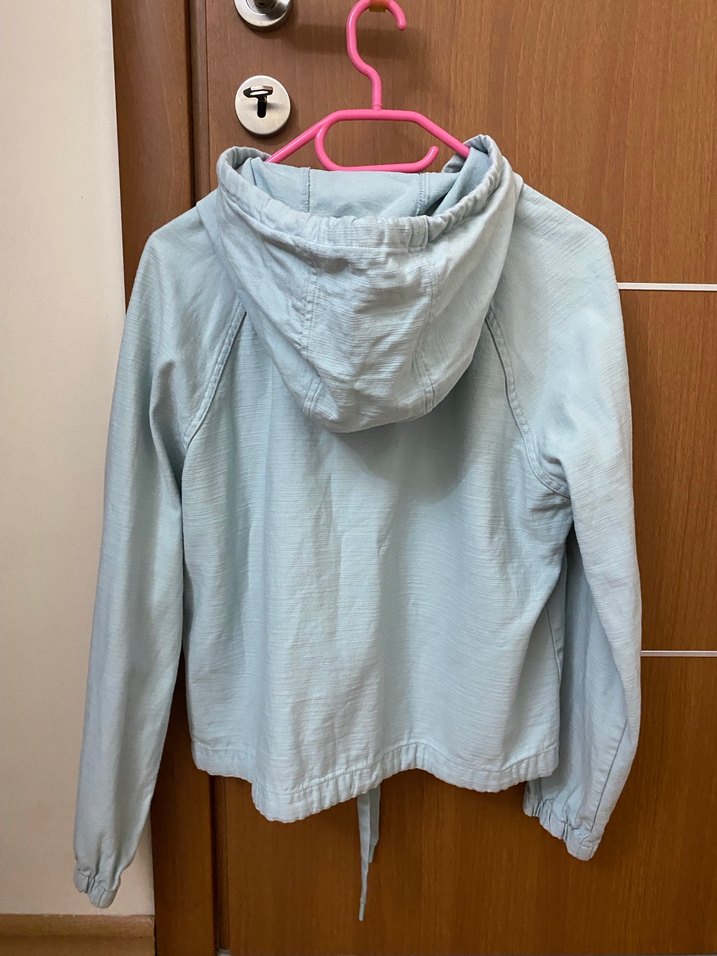 Mavi Düğmeli Kadın Denim Ceket - Görsel 3