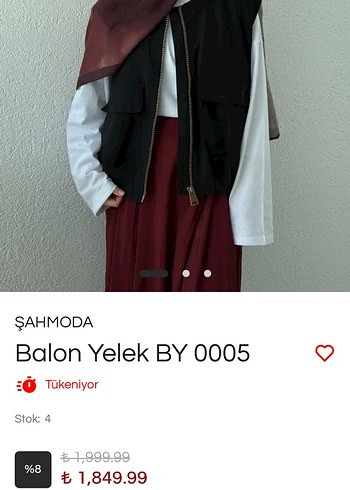 Siyah Yüksek Yakalı Kadın Balon Yelek