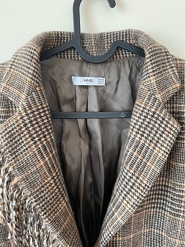 m Beden Mango Ekoseli Blazer