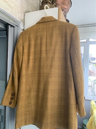 Kışlık kumaştan ceket ben diktim çok güzel - Görsel 6