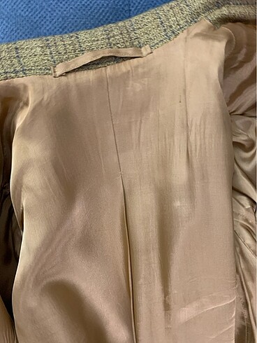 Kışlık kumaştan ceket ben diktim çok güzel - Görsel 7