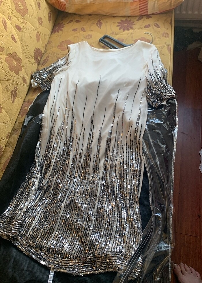 Şık abiye elbise - Görsel 4