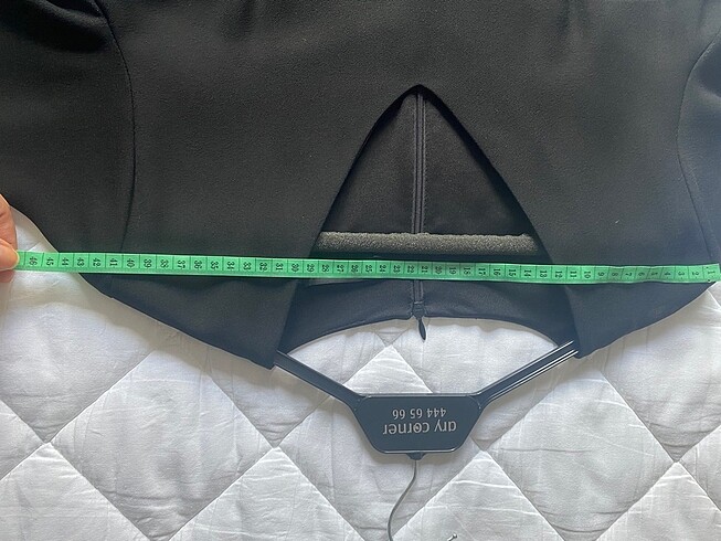 Naramaxx siyah krep elbise midi boy - Görsel 13