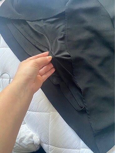 Naramaxx siyah krep elbise midi boy - Görsel 15