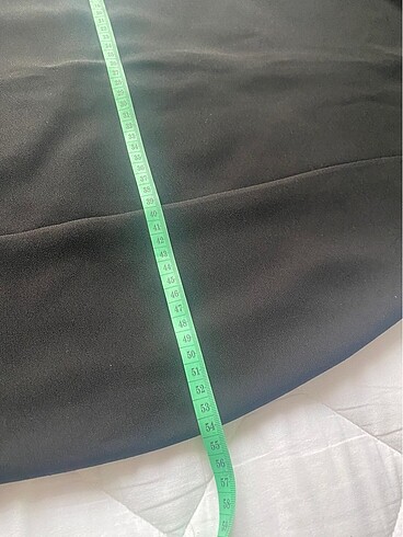 Selen krep kolları şifon midi boy elbise - Görsel 5