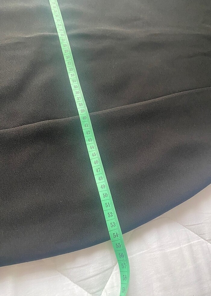 Selen krep kolları şifon midi boy elbise - Görsel 5