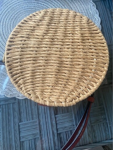 Mango zara hasır çanta Marks & Spencer hasır çanta - Görsel 5