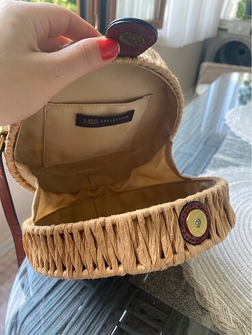 Mango zara hasır çanta Marks & Spencer hasır çanta - Görsel 13