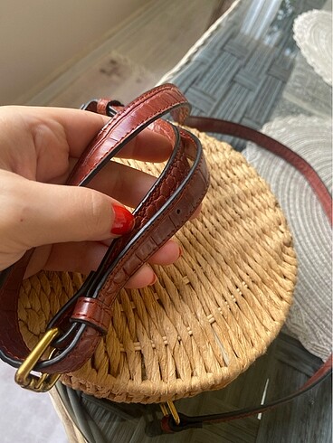 Mango zara hasır çanta Marks & Spencer hasır çanta - Görsel 17