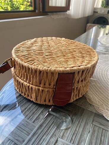 Mango zara hasır çanta Marks & Spencer hasır çanta - Görsel 10