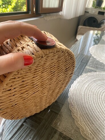 Mango zara hasır çanta Marks & Spencer hasır çanta - Görsel 14