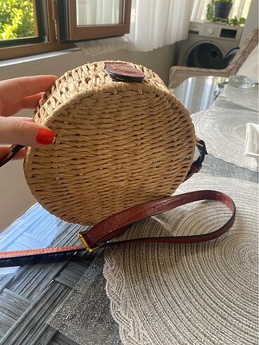 Mango zara hasır çanta Marks & Spencer hasır çanta - Görsel 15