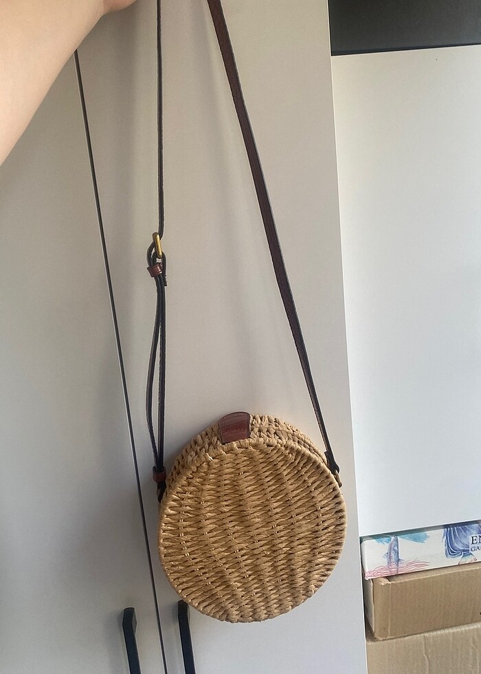 Mango zara hasır çanta Marks & Spencer hasır çanta - Görsel 3