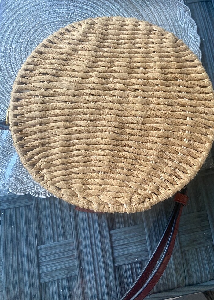 Mango zara hasır çanta Marks & Spencer hasır çanta - Görsel 5