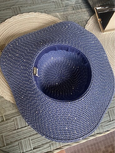 Afrodit hasır şapka zara mango stradivarius bershka polo garage - Görsel 7