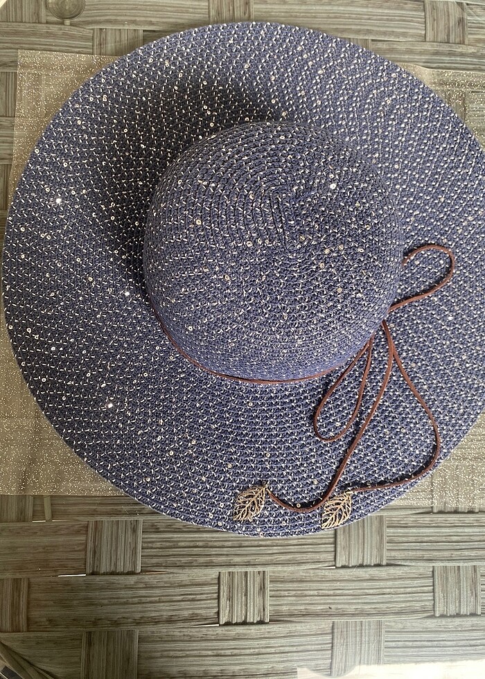 Afrodit hasır şapka zara mango stradivarius bershka polo garage - Görsel 4