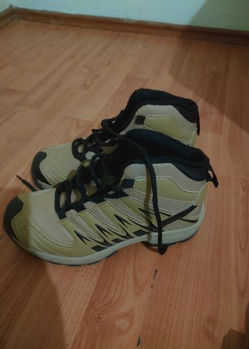 Bej Yılan Desenli Bağcıklı Erkek Outdoor Ayakkabı - Görsel 2