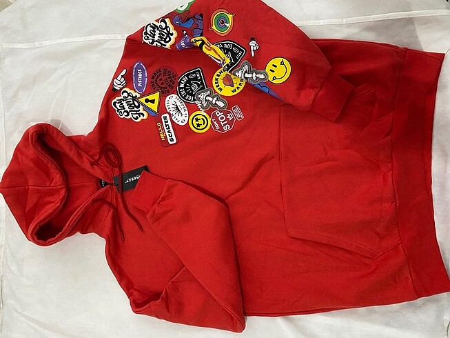 Unisek kapşonlu sweatshirt