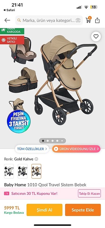Bebek arabası ve puset