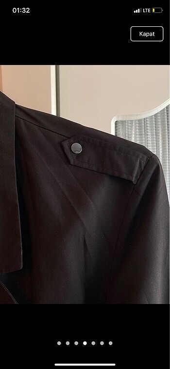 s Beden siyah Renk H&M TRENCHCOAT
