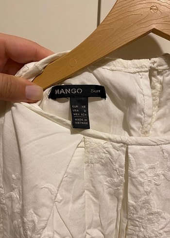 Mango İşlemeli Elbise - Görsel 4