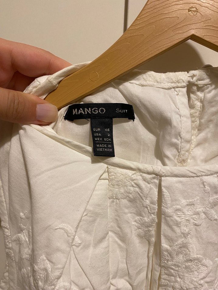 Mango İşlemeli Elbise - Görsel 4