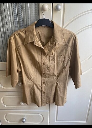 Pamuklu Mango Gömlek - Görsel 7