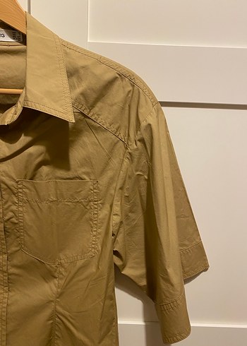 Pamuklu Mango Gömlek - Görsel 4