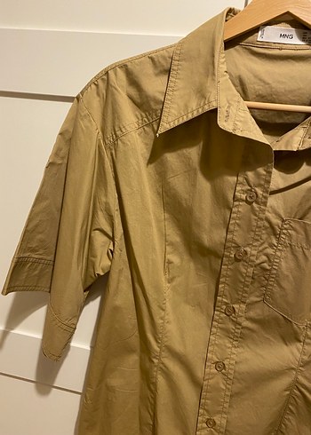 Pamuklu Mango Gömlek - Görsel 3