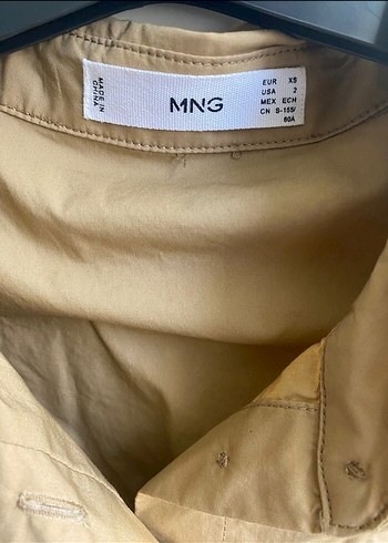 Pamuklu Mango Gömlek - Görsel 8