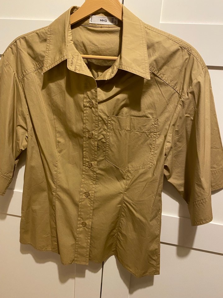 Pamuklu Mango Gömlek - Görsel 2