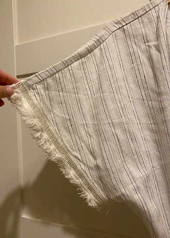 adL Bohem Uzun Kollu Keten Gömlek - Görsel 6