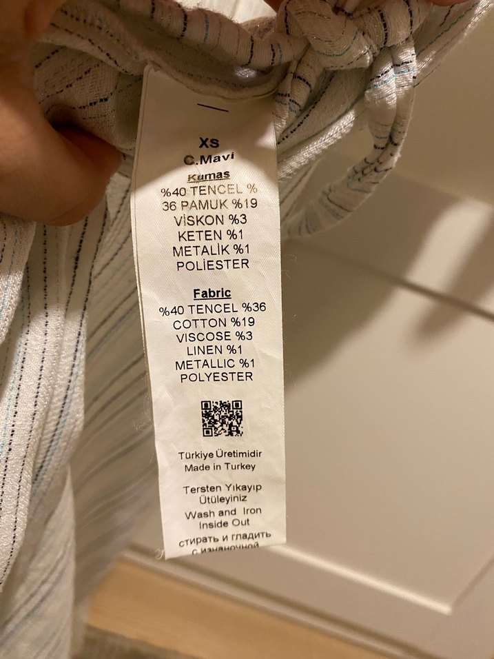 adL Bohem Uzun Kollu Keten Gömlek - Görsel 5