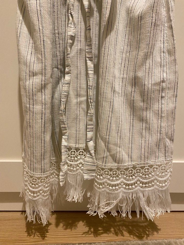 adL Bohem Uzun Kollu Keten Gömlek - Görsel 3