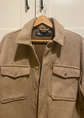 Zara Midi Kadın Kaban - Görsel 3