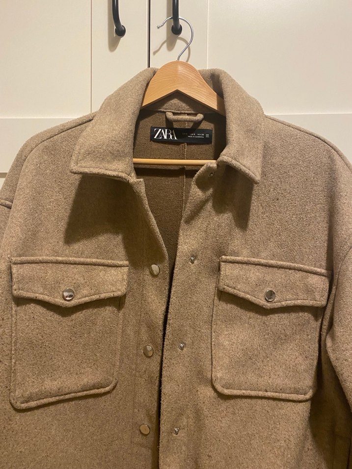 Zara Midi Kadın Kaban - Görsel 3