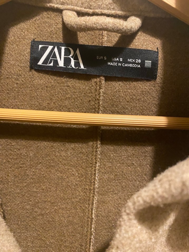 Zara Midi Kadın Kaban - Görsel 4