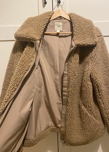 H&M Peluş Kadın Mont - Görsel 4