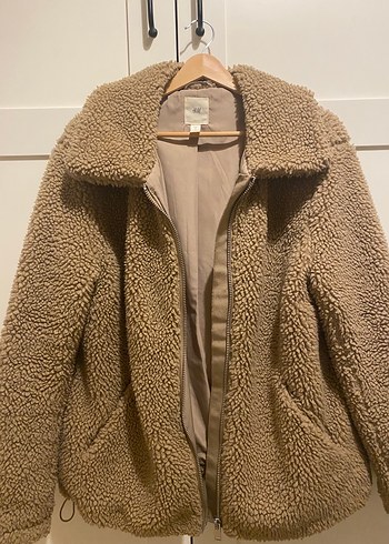 H&M Peluş Kadın Mont - Görsel 5