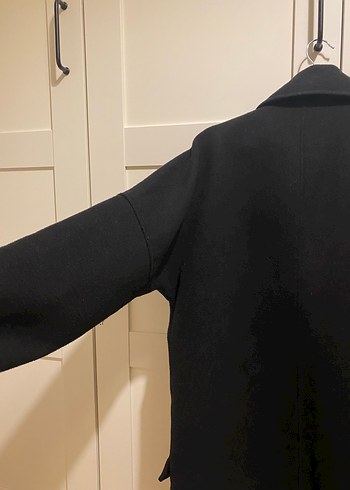 Siyah Kaşe Kaban - Görsel 6