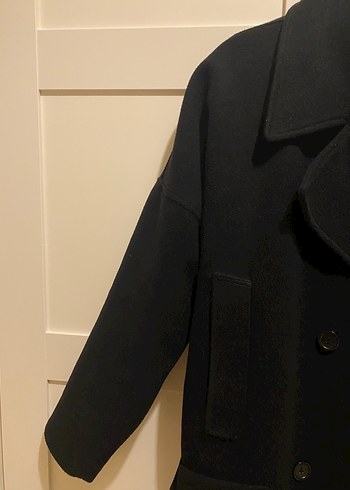 Siyah Kaşe Kaban - Görsel 4