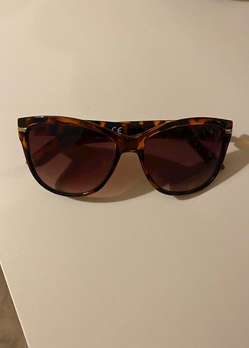 Koyu Kahverengi Retro Kadın Güneş Gözlüğü - Görsel 2
