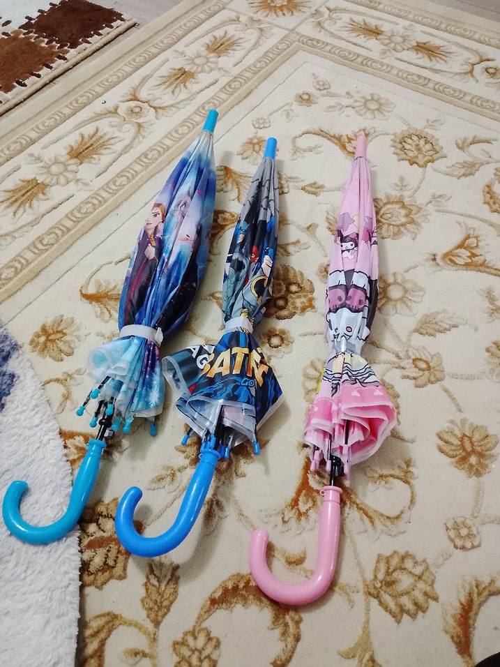 Renkli Püsküllü Kadın Şemsiye - Görsel 2