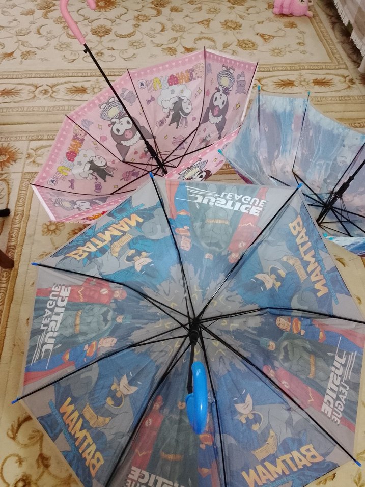 Renkli Püsküllü Kadın Şemsiye - Görsel 3