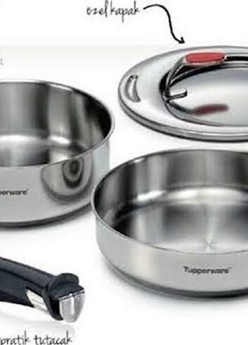 Tupperware compact tencere seti