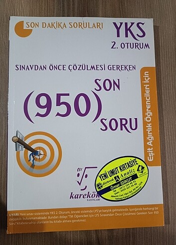 Karekök YKS Son 950 Soru