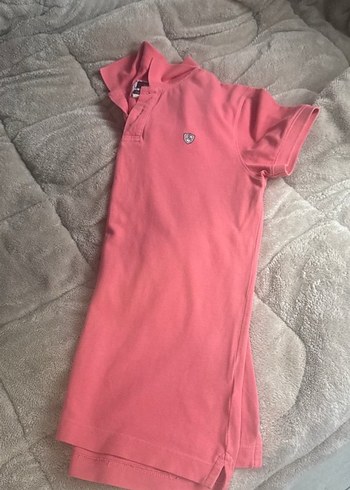 Pembe Düğmeli Hamile Gömleği - Görsel 3