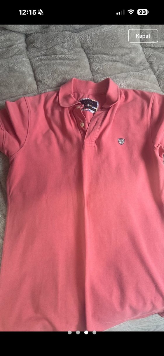 Pembe Düğmeli Hamile Gömleği - Görsel 2