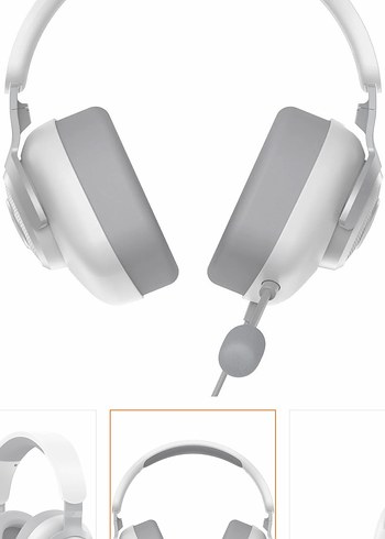 Esnek Yapılı Beyaz Gaming Kulaklık - Görsel 4