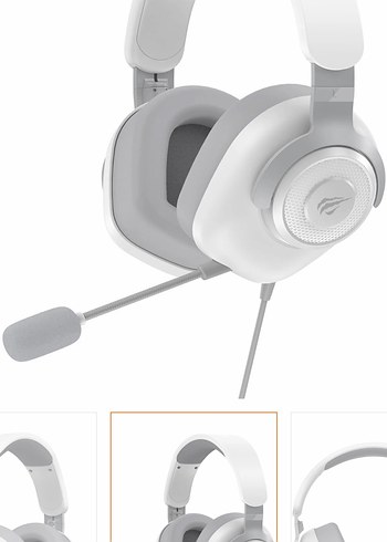 Esnek Yapılı Beyaz Gaming Kulaklık - Görsel 5